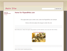 Tablet Screenshot of pipandpete.com